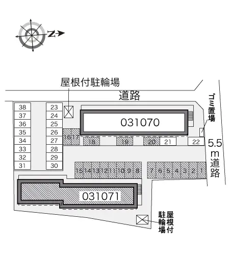 ★手数料０円★上越市南城町１丁目　月極駐車場（LP）
